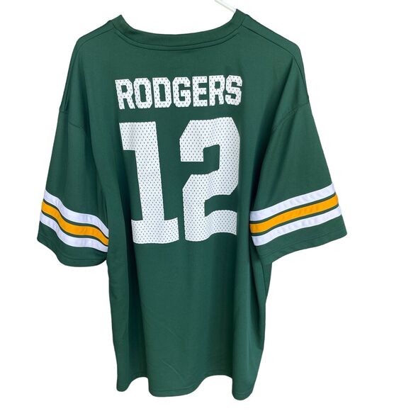 NFL Mens Jersey Shirts Size XXL 2X Green Bay Packers Aaron Rodgers #12 Football - Picture 2 of 10